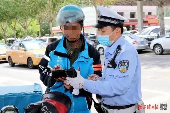 这十类行为将被严查  哈市交警部门专项整治摩托车交通违法