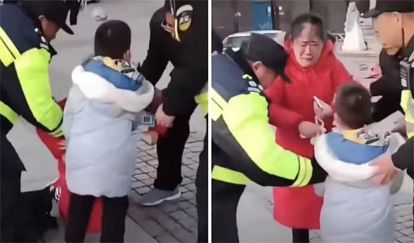 “在东北，孩子丢不了”！哈尔滨索菲亚景区保安帮找孩子上抖