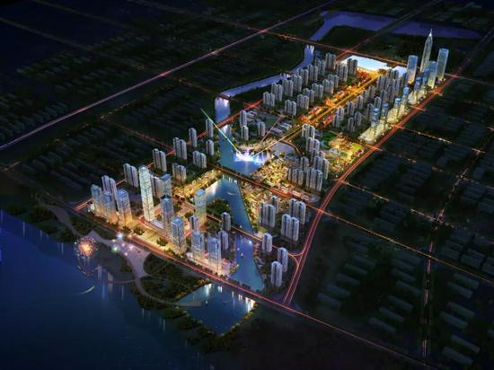 哈尔滨宝能国际经贸科技城示意图
