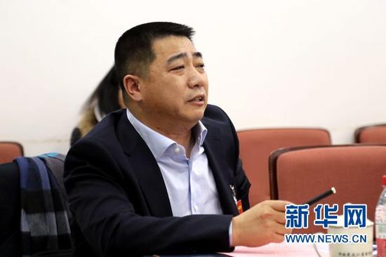 张金龙，中警科技集团有限公司董事长。新华网李国红摄