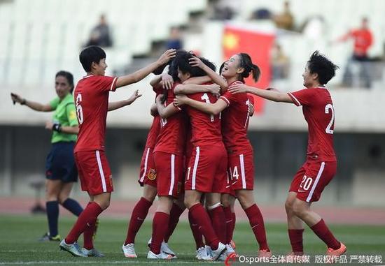 中国女足击败韩国女足
