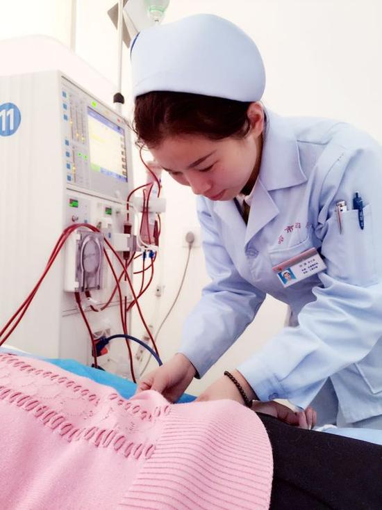 全市最美护士评选候选人哈市四院护士刘沫 我