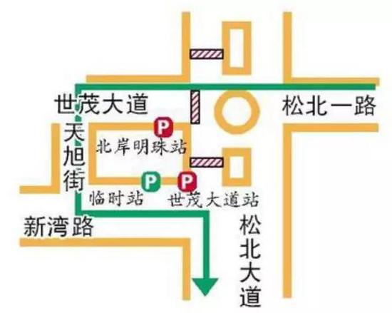 公交82路天木小区往丽江路方向