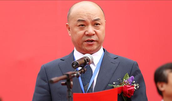 尚志市市长尹承云主持第二十七届哈尔滨国际经济贸易洽谈会尚志分会场开幕式。