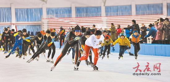 大庆市举行“赏冰乐雪”系列活动启动仪式(图片来自大庆网)