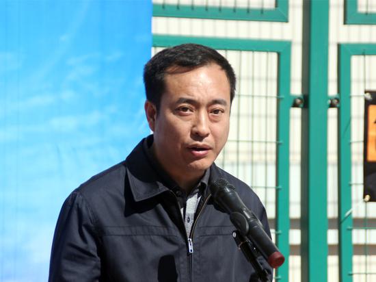 省社会体育指导与对外交流中心主任杨猛致辞