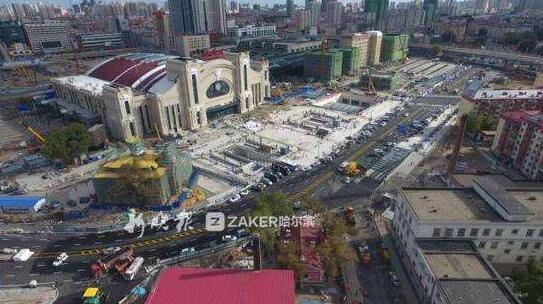 哈站北广场路段严禁车辆停放 两侧设临时停车场_新浪黑龙江_新浪网