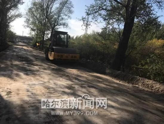 江北中环路大修工程——道路路基碾压施工