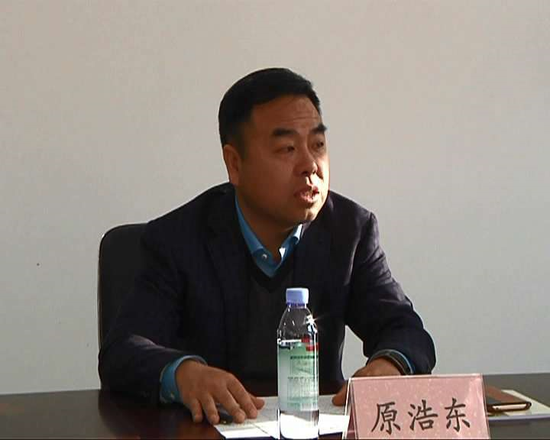 嘉荫县县委副书记原浩东到县档案局调研
