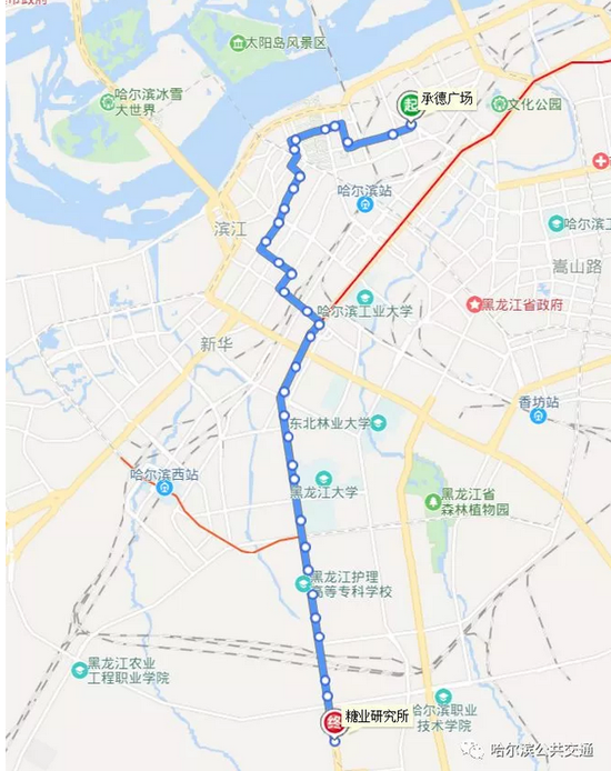 高淳103路公交车路线图,高淳107路公交车路线图 哈市114路公交换新能源空调车103路预计也将换新车