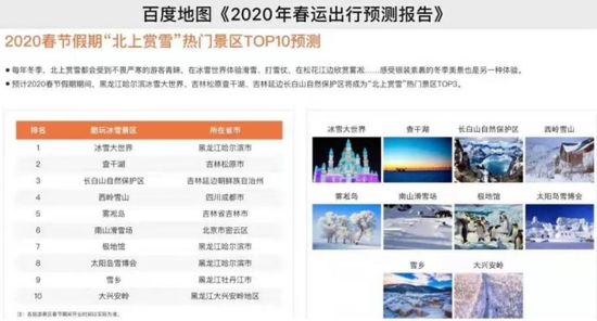 “2020年春节出游热门景区TOP10”荣登榜首