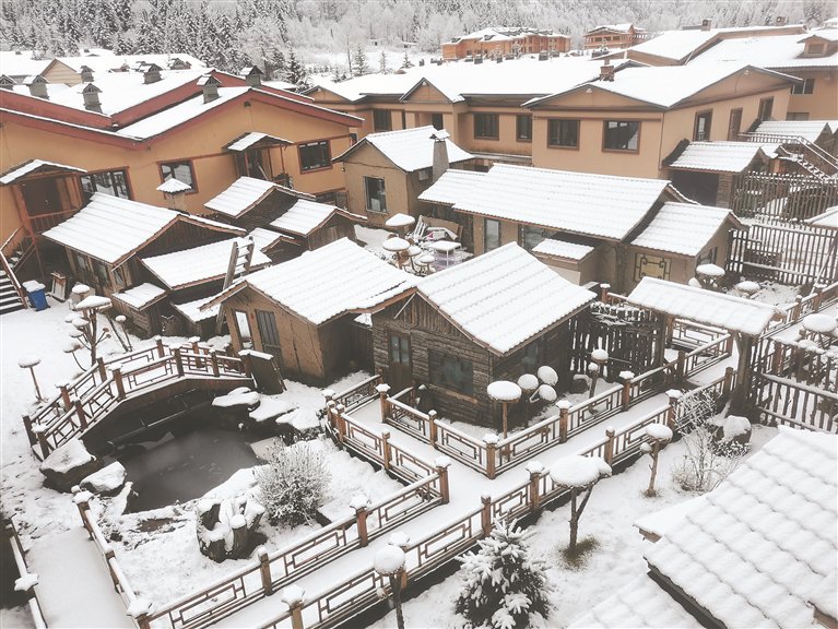 漠河飛瑞雪 雪鄉裹銀裝