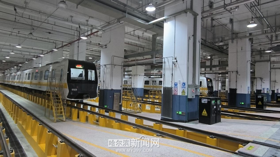 建设国内首条全地下试车线 哈尔滨地铁3号线安通街车辆基地进入施工收尾阶段