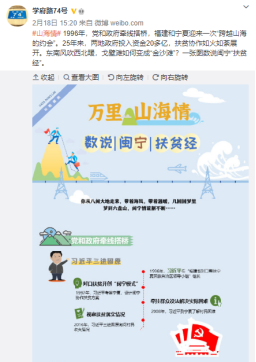 图 《万里山海情 数说闽宁扶贫经》长图(部分截图)