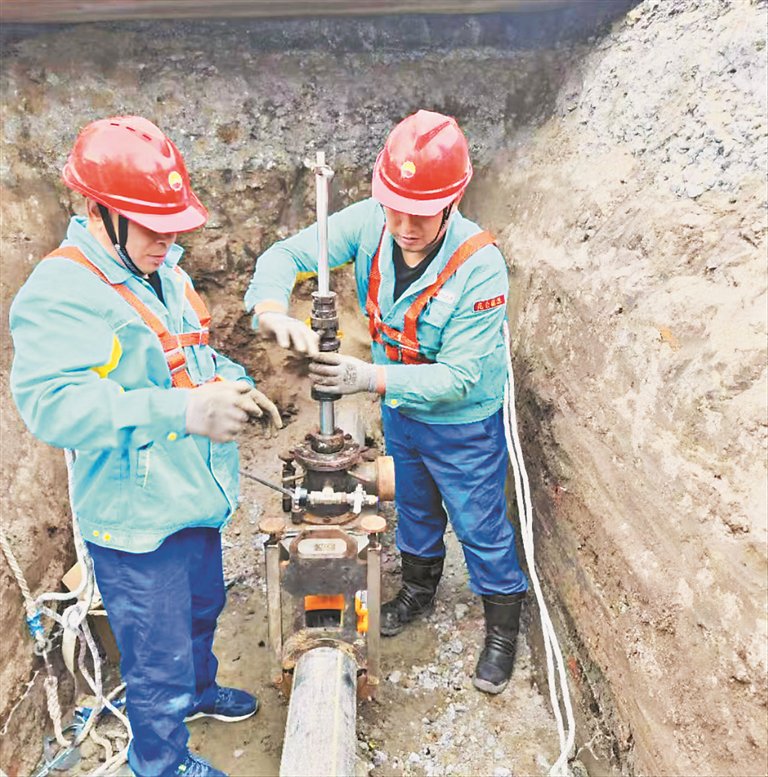 今年以来 哈市改造老旧燃气管网980公里