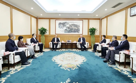 省委书记、省人大常委会主任许勤带队,拜会科技部。