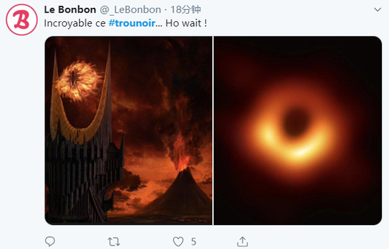 “黑洞其实就是索伦之眼!”(《指环王》的梗)