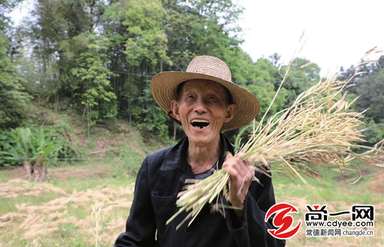 桃源92岁老农印顺生：坚持劳动 自给自足