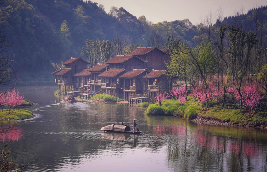 桃花源。