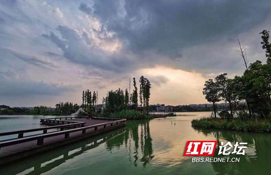 后湖之美。(拍摄:刘小美)