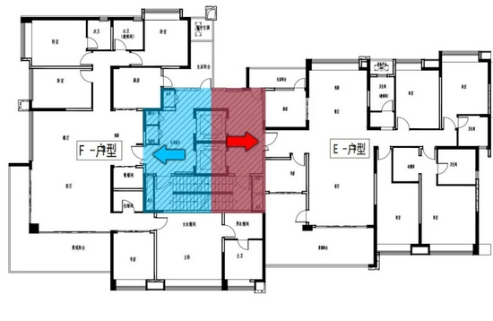 电梯“外门厅”示意