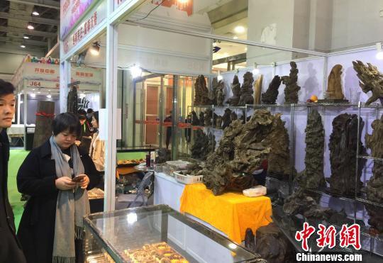 观众在一家越南展商展区前驻足。 向一鹏 摄