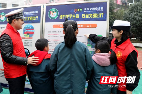 常德交警直属一大队：护学路上 铸就平安