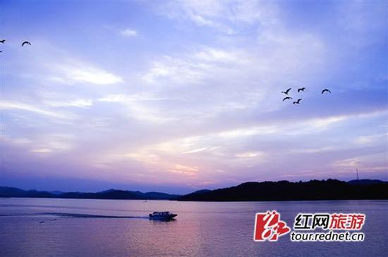 入选湖南省2017年文明风景旅游区的水府旅游区。资料图