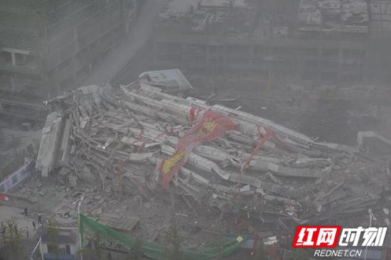 成功爆破现场。