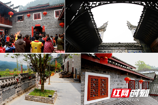 刘氏宗祠精美古建筑。