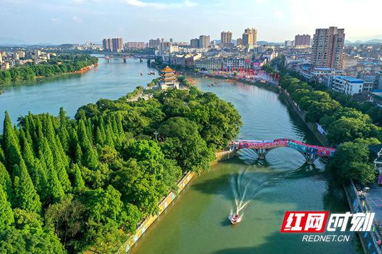 道县西洲公园。图/道县文化旅游广电体育局
