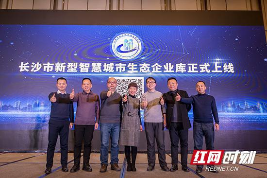 大会上，长沙市新型智慧城市生态企业库正式上线，第一批入库企业达到600余家。