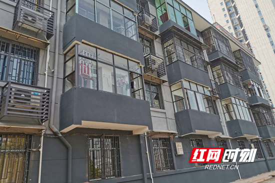 资料图:邵阳市大祥区翠园街道翠园社区仪表厂家属院老旧小区改造工程。
