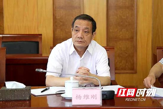 全国政协常委、省人大常委会副主任、民盟省委会主委杨维刚。