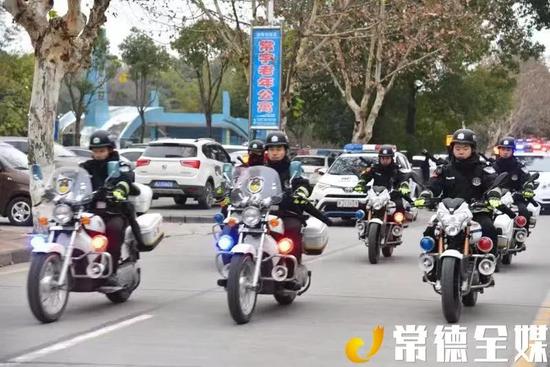 常德“津市快警”正式运行 最快一分钟可到达处警现场