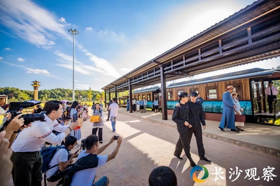 ▲ 图为道林古镇“千年铁魂·湖南人”景区