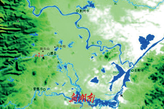 李家岗遗址地理位置