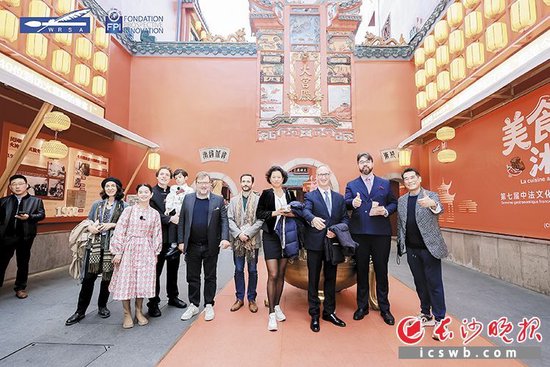 中法美食体验周在火宫殿火热开场。本版图片除署名外均为长沙文旅供图