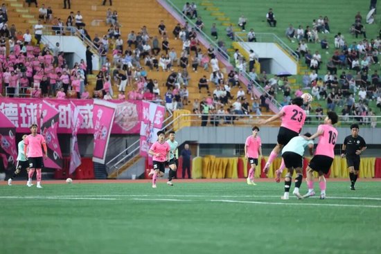 6月24日晚，常德队对阵芒果TV队。图/常德文旅集团