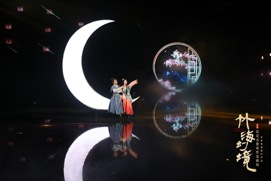 《竹海幻境》演出。图/文旅益阳