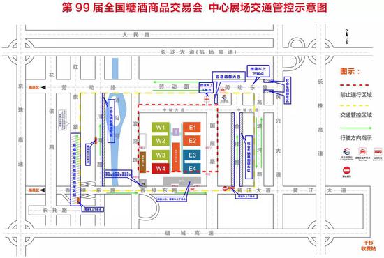 ▲管制导览图