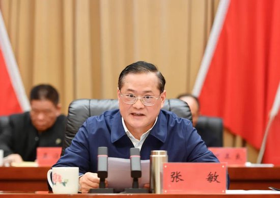 张敏出席会议并讲话