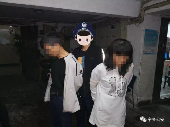 ▲贩毒人员被抓获现场