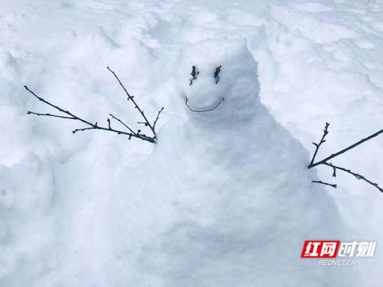 立冬，北方城市珲春的雪景。马迎 摄