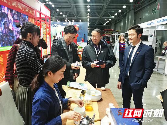 3月9日-11日,湖南代表团亮相第十四届莫斯科国际旅游交易会。