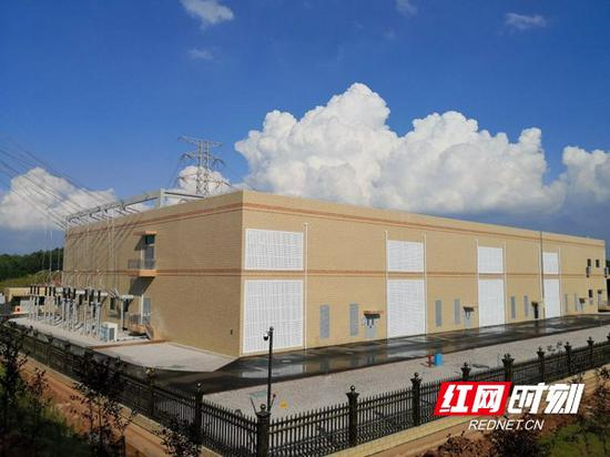 长沙城南今年第一个220千伏电网建设工程投运