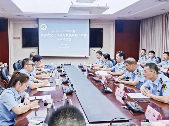 文化市场行政执法重大案件评审