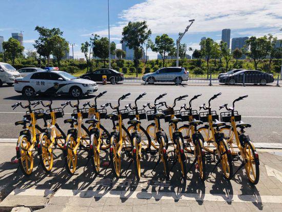 湖南共享单车首次采用“隐形停车桩”蓝牙道钉。