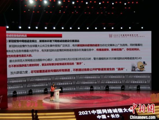 大会受邀嘉宾发表主题演讲。 王昊昊 摄