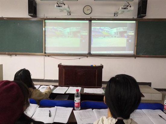 　　体育视频单招考场。